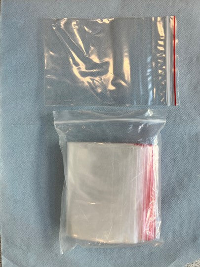 Re-sealable sample bags