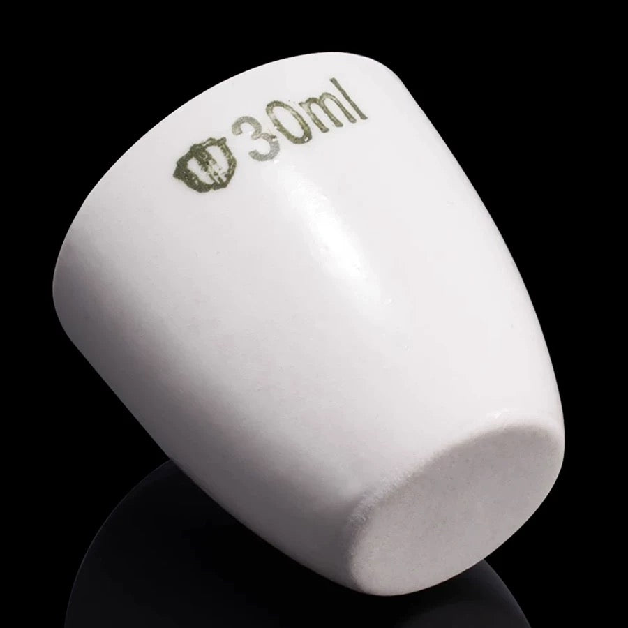 Highly Temperature and Chemical Resistant Ceramic Crucible with Lid